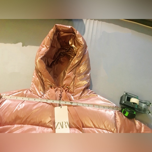 Zara Hooded Puffer Jacket NWT - Picture 10 of 14